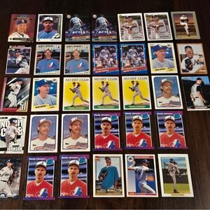 Randy Johnson Baseball Card Collection